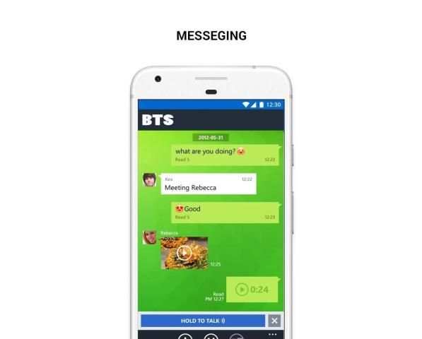 New BTS Messenger Gold screenshot 3