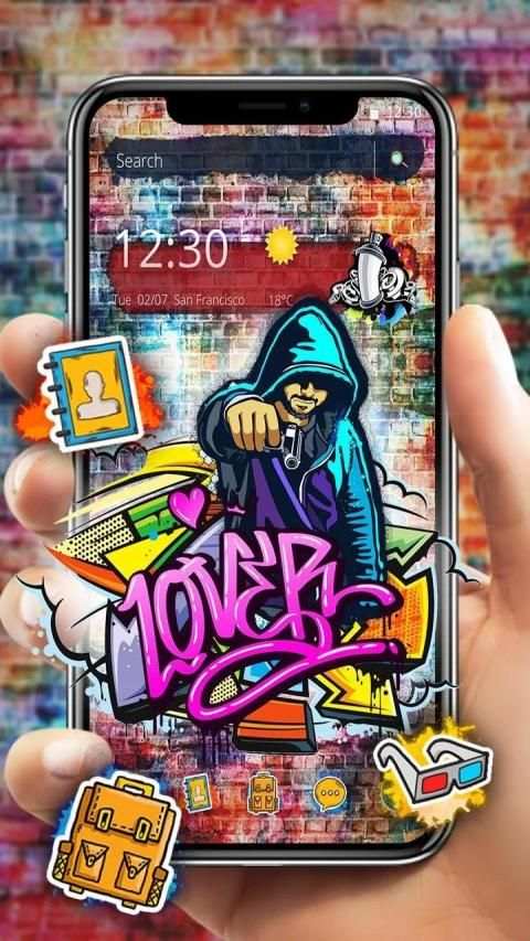 Graffiti Art Lover Theme screenshot 4