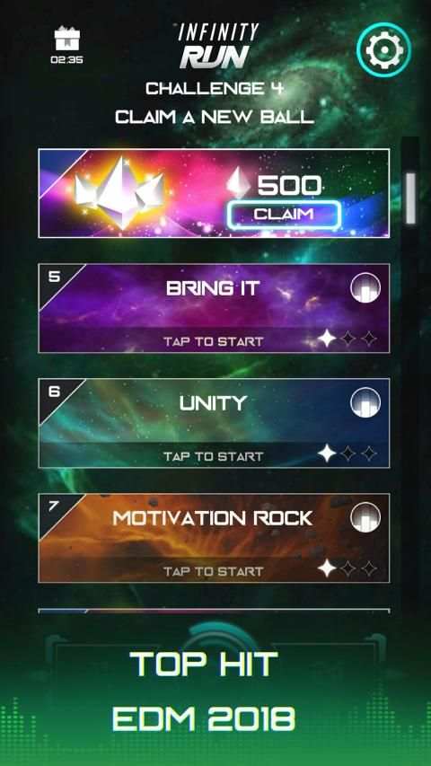 Infinity Run: Rush Balls On Rhythm Roller Coaster स्क्रीनशॉट 21