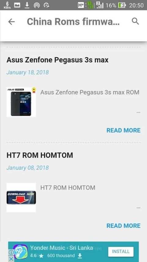 CHINA ROMS FIRMWARE ANDROID screenshot 1