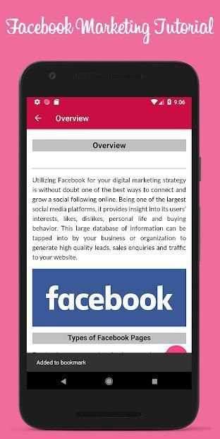 Learn Facebook Marketing Offline screenshot 3