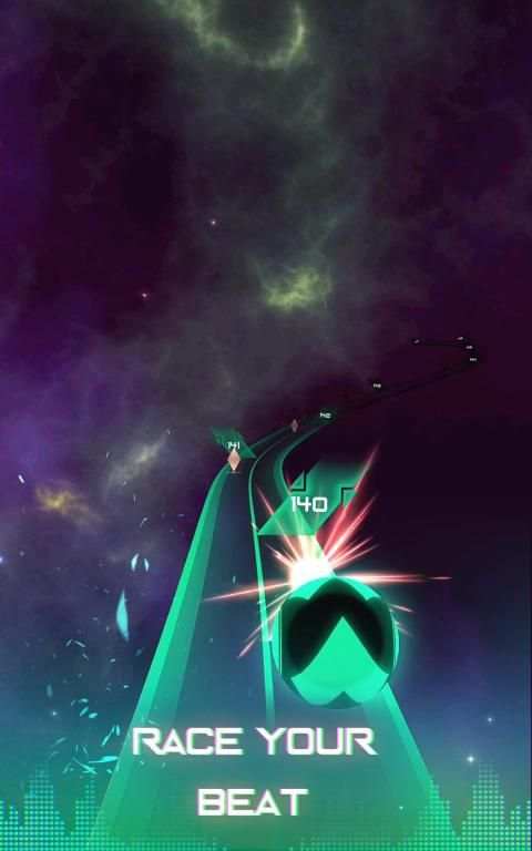 Infinity Run: Rush Balls On Rhythm Roller Coaster स्क्रीनशॉट 9