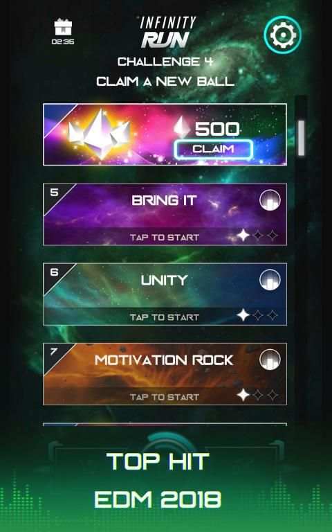 Infinity Run: Rush Balls On Rhythm Roller Coaster स्क्रीनशॉट 6