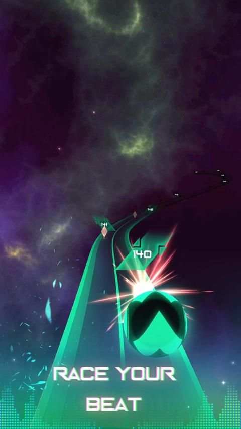 Infinity Run: Rush Balls On Rhythm Roller Coaster स्क्रीनशॉट 25
