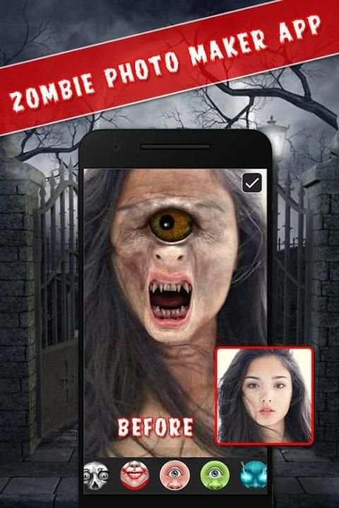 Funny Zombie Pic Editor screenshot 5