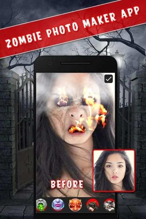 Funny Zombie Pic Editor screenshot 3