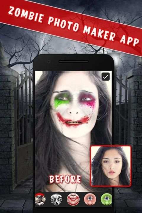 Funny Zombie Pic Editor screenshot 2