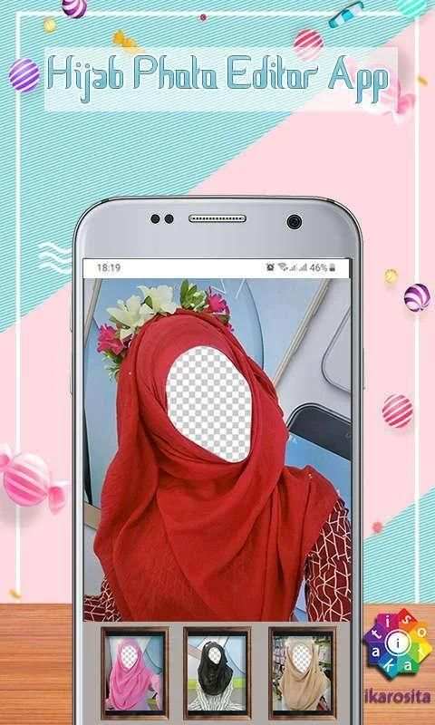 Hijab Photo Editor App स्क्रीनशॉट 3