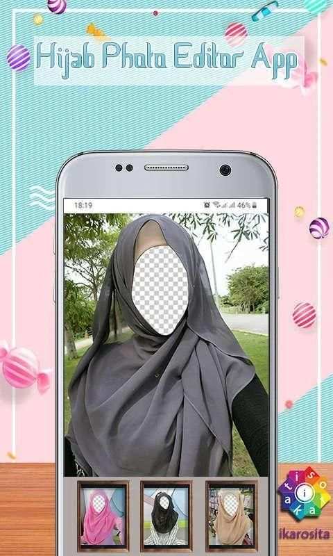 Hijab Photo Editor App स्क्रीनशॉट 6