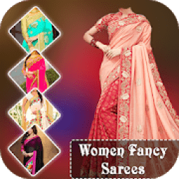 ikon Women Fancy Sarees Photo Suit