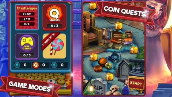 Coin Pusher Quest: Monster Mania - Haunted House स्क्रीनशॉट 3