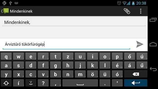 Magyar AnySoftKeyboard screenshot 6