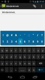 Magyar AnySoftKeyboard screenshot 3