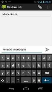 Magyar AnySoftKeyboard screenshot 7