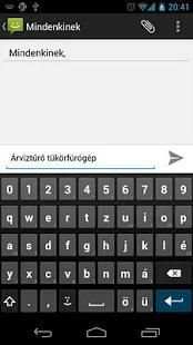 Magyar AnySoftKeyboard screenshot 5