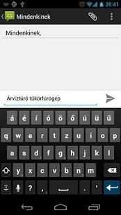 Magyar AnySoftKeyboard screenshot 4
