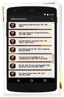 Dj Tik Tok Terbaru 2018 screenshot 3