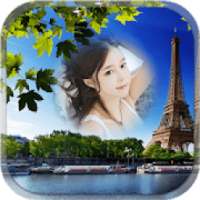 Eiffel tower Photo Frame - Photo frame editor suit