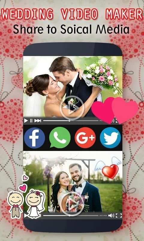 Wedding Video Maker with music screenshot 1