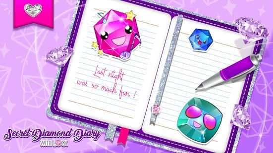 Secret Diamond Diary with Lock स्क्रीनशॉट 6