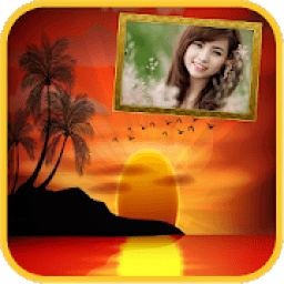 ikon sunset photo editor - sunset photo frames