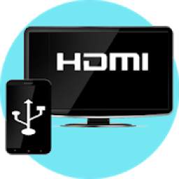 USB Phone Connect to tv & HDMI Connector