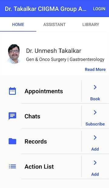 Dr. Takalkar CIIGMA Group App स्क्रीनशॉट 2