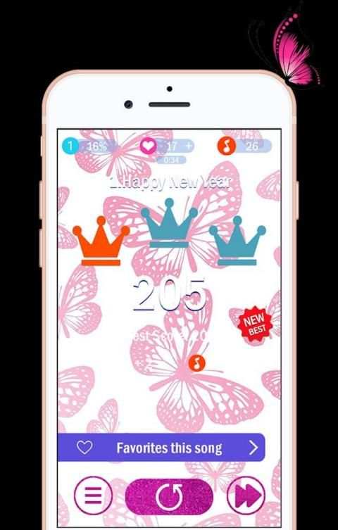 Mariposa Piano Tiles 2018 screenshot 2