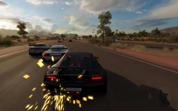 Car Racing Gallardo Game screenshot 1