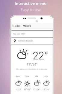 Weather and clock widget screenshot 4