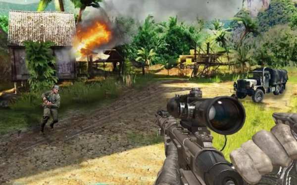 Commando Attack Game स्क्रीनशॉट 2