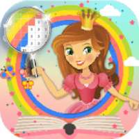 Princess Art - Princess Color By Number