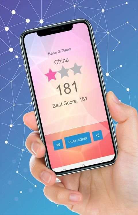 Piano Tiles Karol G screenshot 1