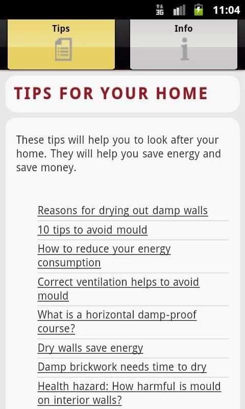 Tips for your home screenshot 2