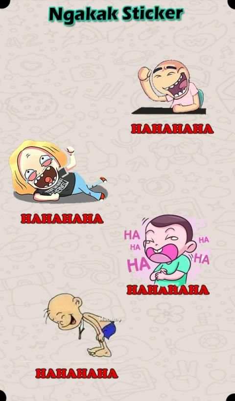 Stiker New Ngakak - WAStickerApps screenshot 2