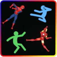 Stick Superhero Fight