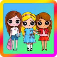 how to draw school girls on 9Apps
