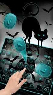 Blue Dark Eye Cat Keyboard screenshot 2