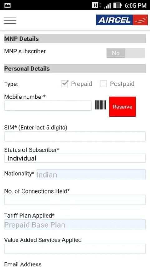 Aircel eKYC स्क्रीनशॉट 2