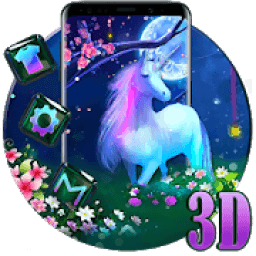 Unicorn Glass Night Theme иконка