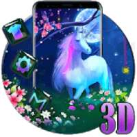 Unicorn Glass Night Theme on 9Apps
