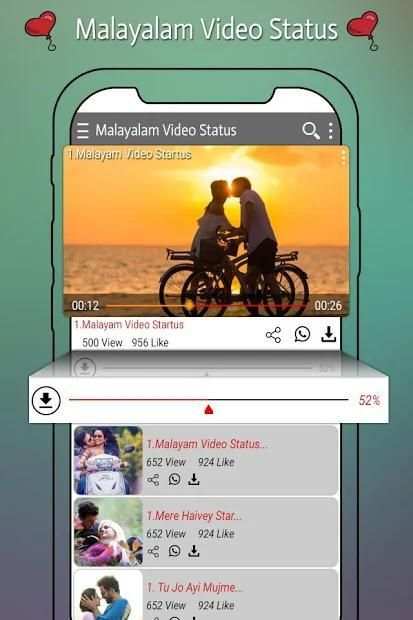 Malayalam Video Status स्क्रीनशॉट 1