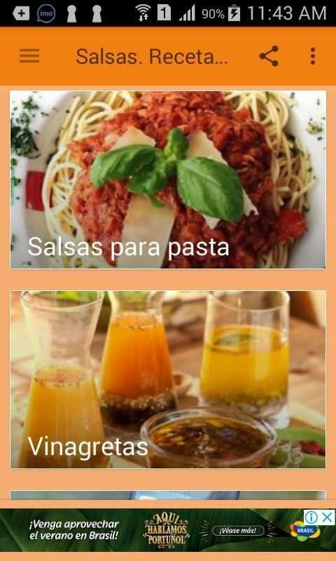Salsas. Recetas gratis screenshot 4