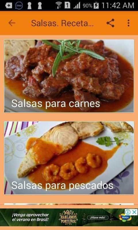 Salsas. Recetas gratis screenshot 5