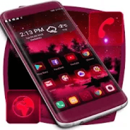 हॉट गुलाबी नाइट लॉन्चर आइकन