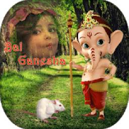 Bal Ganesh Photo Frame : Ganapathi God HD Photos