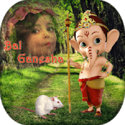 Bal Ganesh Photo Frame : Ganapathi God HD Photos आइकन