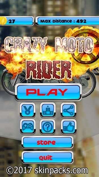 Crazy Moto Rider screenshot 1