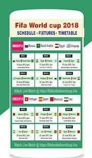 FIFA World Cup 2018 Time Table screenshot 8