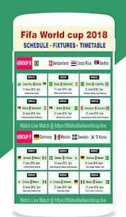 FIFA World Cup 2018 Time Table screenshot 6